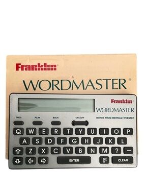 FRANKLIN WORDMASTER DELUXE Electronic Dictionary